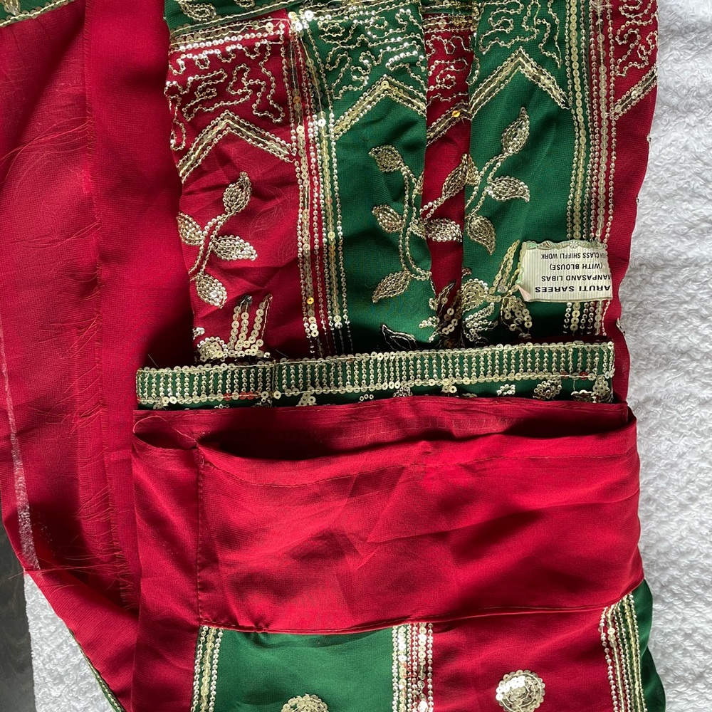 Georgette Sequin Saree